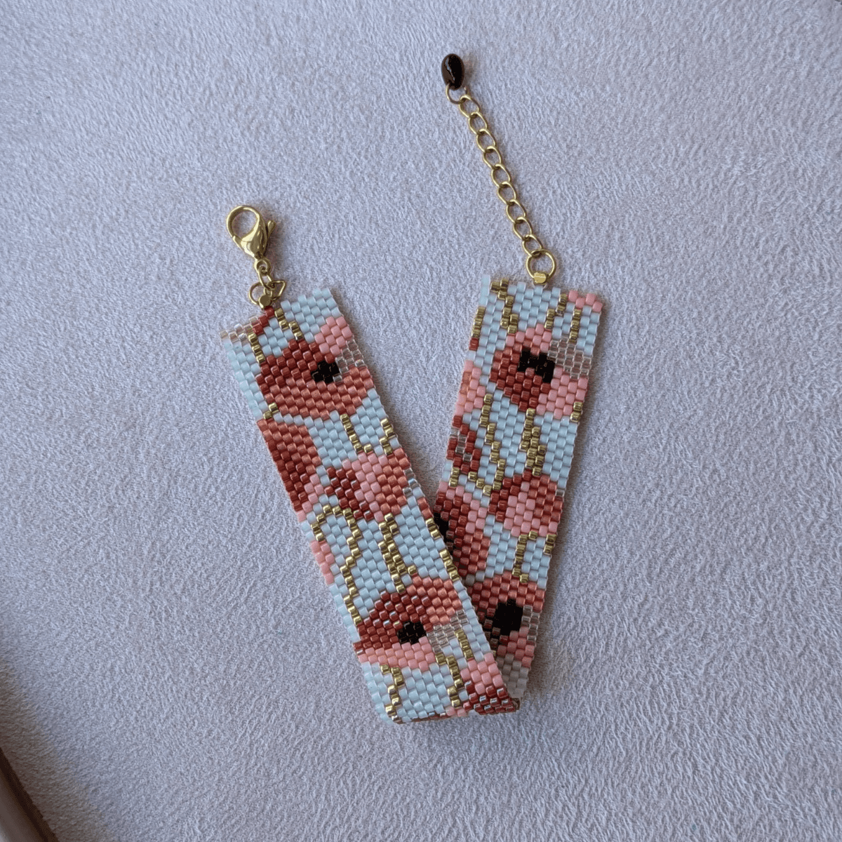 Bracelet LES COQUELICOTS
