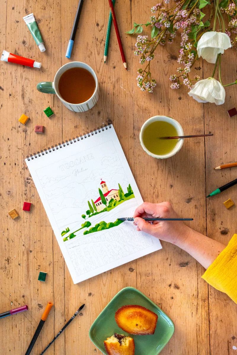 VOYAGE VOYAGE - Carnet de coloriage A4 — visuel 2