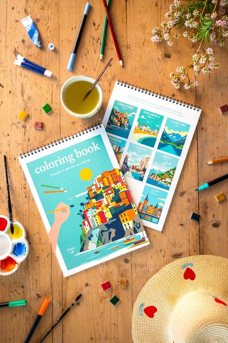 VOYAGE VOYAGE - Carnet de coloriage A4 — visuel 3