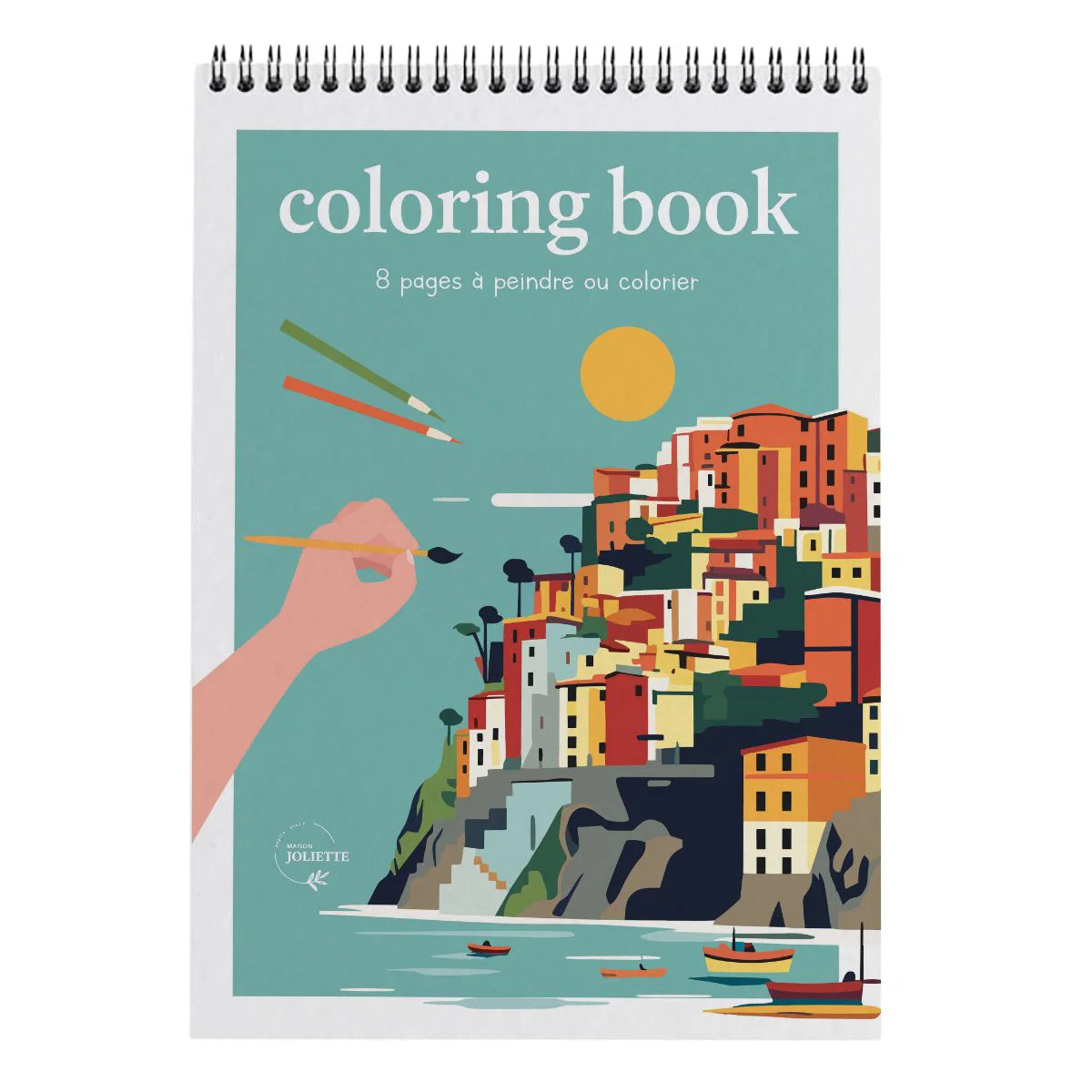 VOYAGE VOYAGE - Carnet de coloriage A4 — visuel 1
