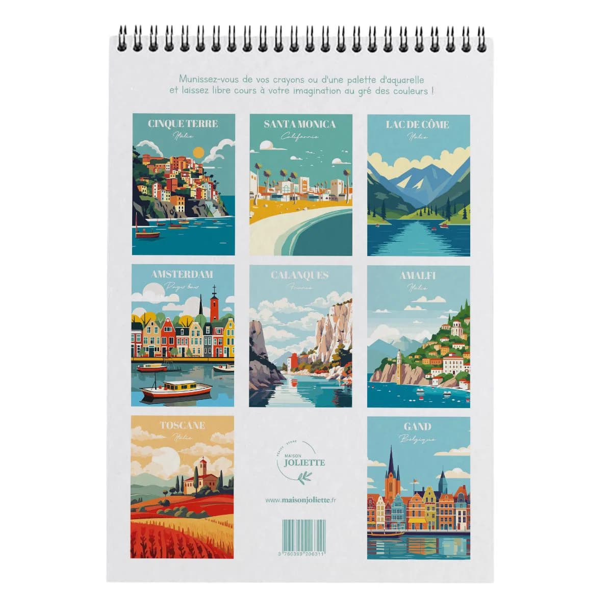 VOYAGE VOYAGE - Carnet de coloriage A4 — visuel 5